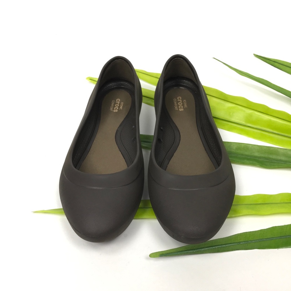 Iconic Crocs Comfort Lina Flats brown - Picture 2 of 7